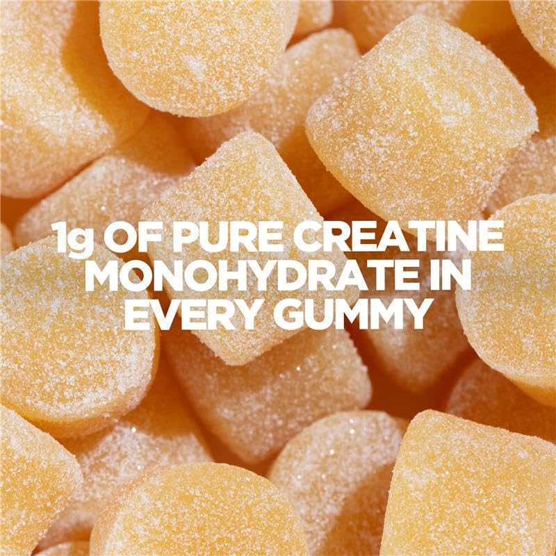 Myprotein Creatine Gummies, 5g Creatine Monohydrate per Serving, Peach, 90 Count, 18 Servings, Chewable Post/Pre Workout Strength & Recovery Sports Nutrition Supplement, Vegan, Non-GMO MyproteinAu supplements
