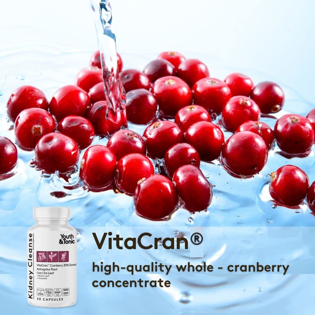 Youth & Tonic Daily Water Retention Pills for Kidney Cleanse Swelling and Excess Body Fluid Youth & TonicAu supplements