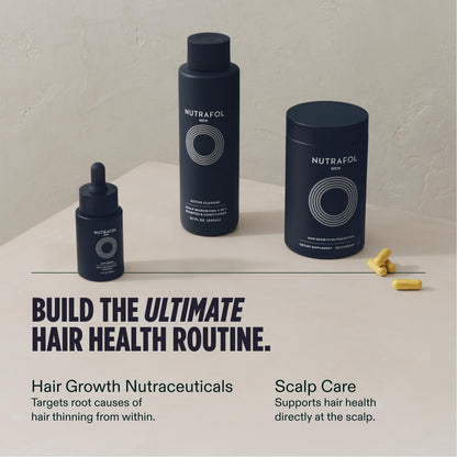 Nutrafol Men's Hair Growth Supplements, Clinically Tested for Visibly Thicker Hair and Scalp Coverage, Dermatologist Recommended - 1 Month Supply NutrafolUS supplements
