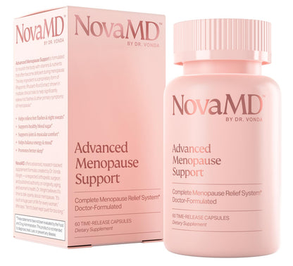 NOVAMD by Dr. Vonda | Clinically Proven Menopause Supplement For Weight Gain, Hot Flashes Heath SecretUS supplements