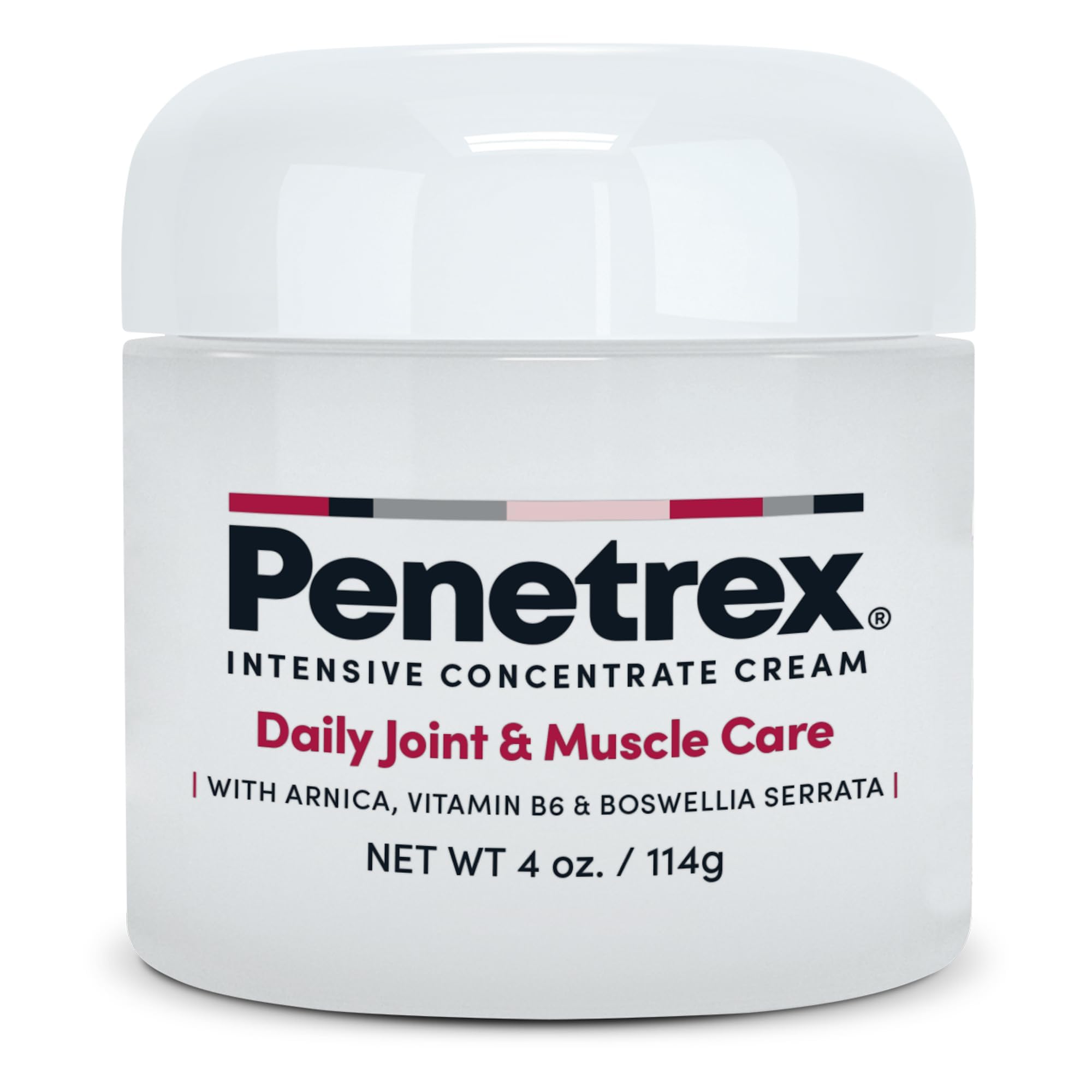 Penetrex Joint & Muscle Therapy - Soothing Comfort for Back, Neck, Hands, Feet - Premium Whole Body Rub with Arnica, Vitamin B6 MSM & Boswellia - Non-Greasy 4oz Cream PenetrexAu supplements