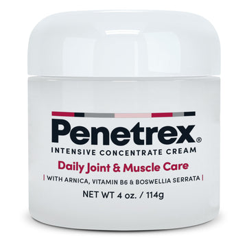 Penetrex Joint & Muscle Therapy - Soothing Comfort for Back, Neck, Hands, Feet - Premium Whole Body Rub with Arnica, Vitamin B6 MSM & Boswellia - Non-Greasy 4oz Cream PenetrexAu supplements