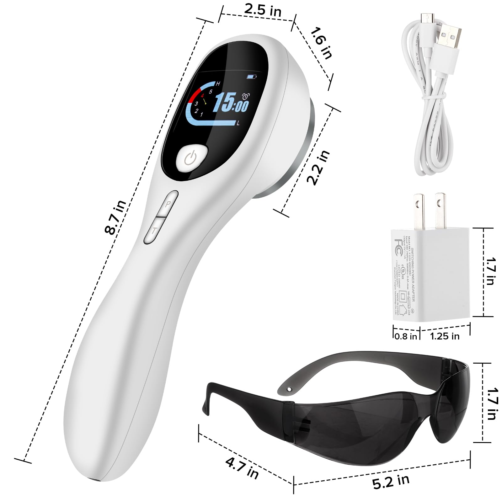 yofalo Cold Laser Human/Vet Device with LED Display Targets Joint and Muscles Directly yofaloAu supplements