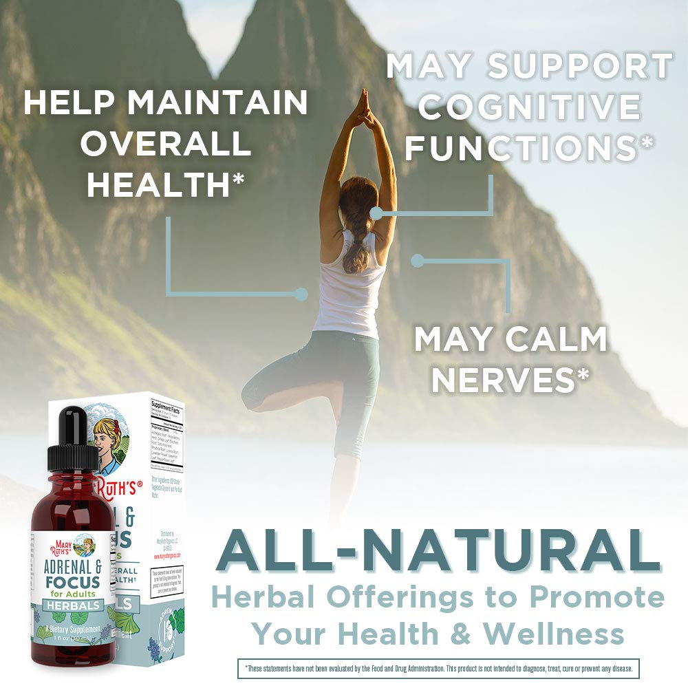 MaryRuth Organics Nootropic Focus Supplement for Adults | USDA Organic | Ginkgo Biloba MaryRuth OrganicsUS supplements