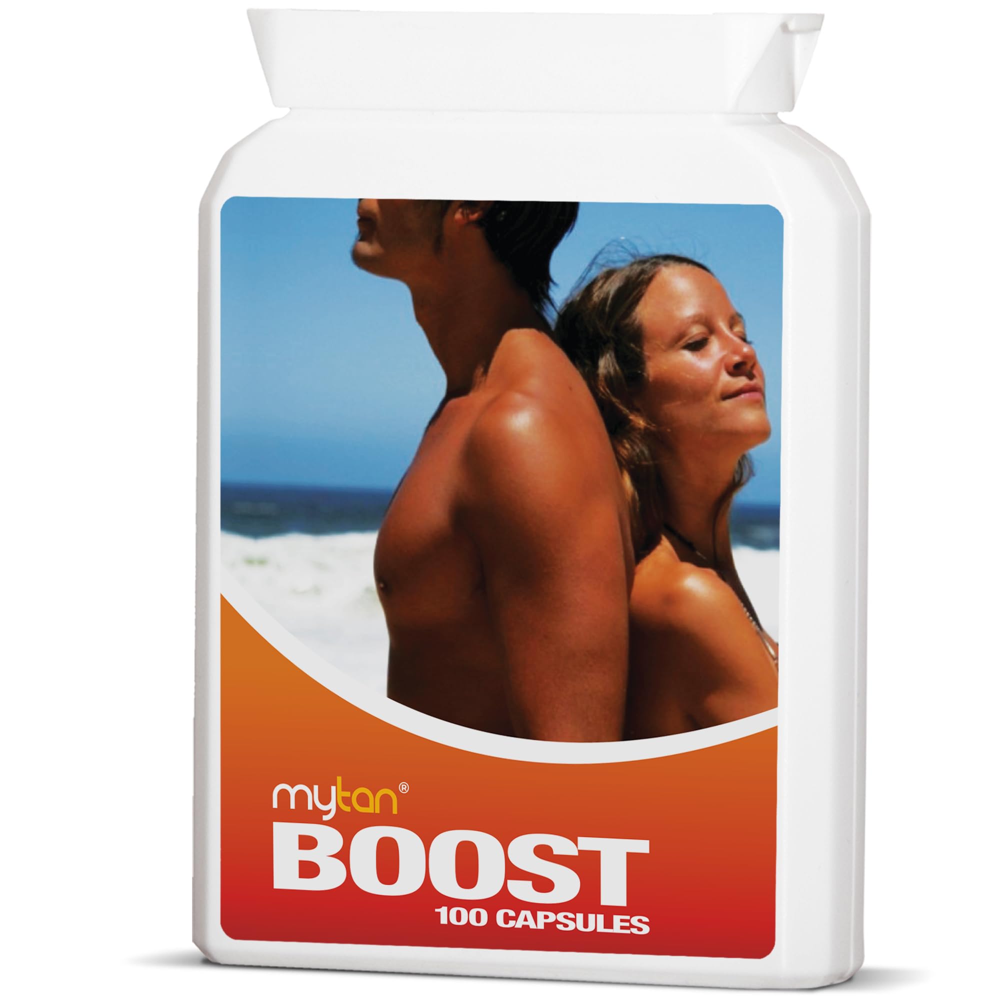 MyTan Boost Tan Pills | 100 Capsules | Sun Tan Accelerator | Natural Tanning Supplement | Tyrosine, Copper Multivitamin | 25-Day Extended Holiday Supply MyTanAu supplements