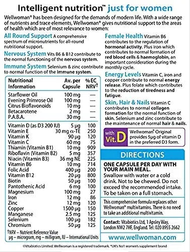 Vitabiotics Wellwoman Wellwoman 90 Tablets WellwomanAu supplements