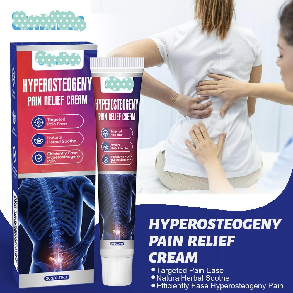 MOSYFEIBI Hyperosteogeny Pain Relief Cream - Natural Herbal Soothing Cream for Joint, Back, Neck & Knee Discomfort, Gentle Topical Massage Cream for Targeted Comfort (2 Boxes) MOSYFEIBIAu supplements