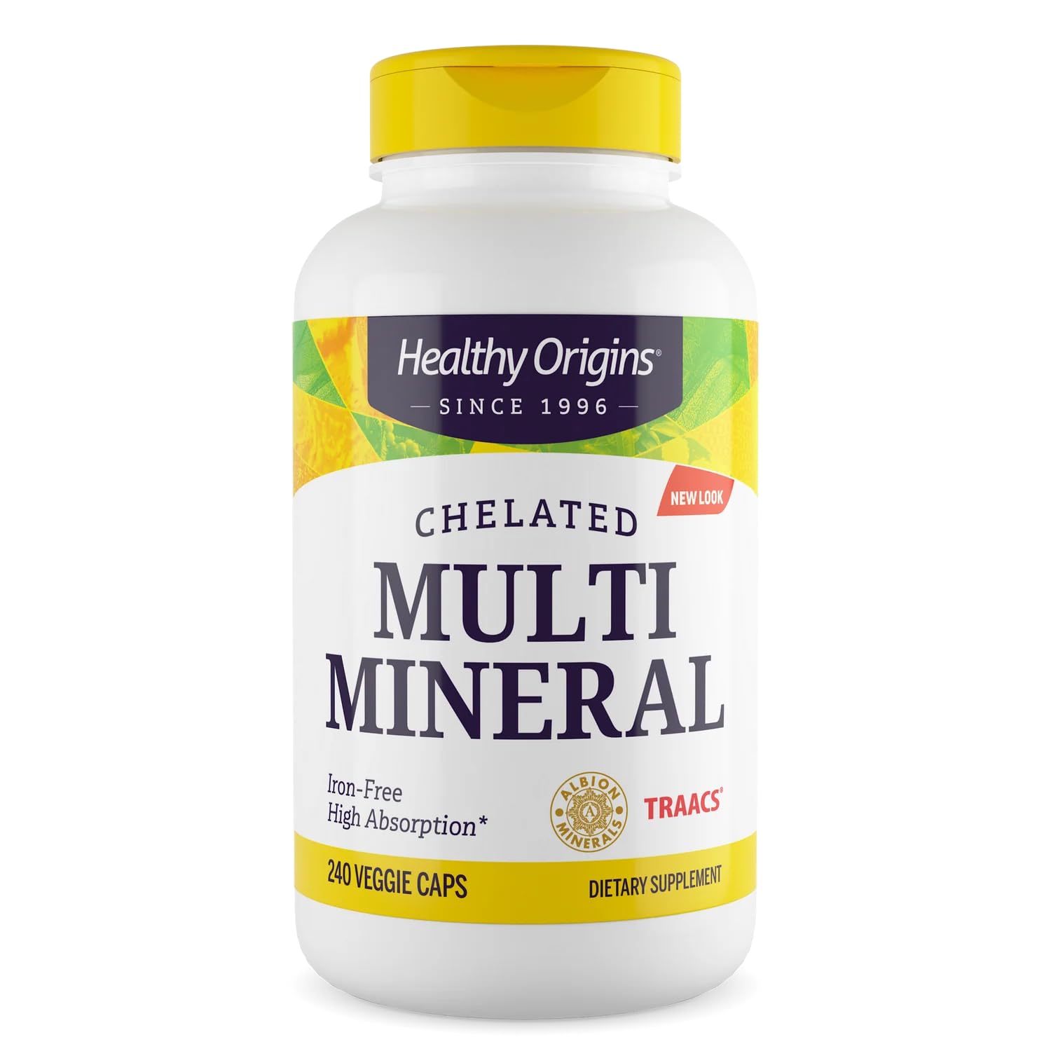 Healthy Origins Chelated Multi Mineral (Albion Minerals, Bioavailable, Non-GMO, Gluten Free), 240 Veggie Caps Healthy OriginsAu supplements