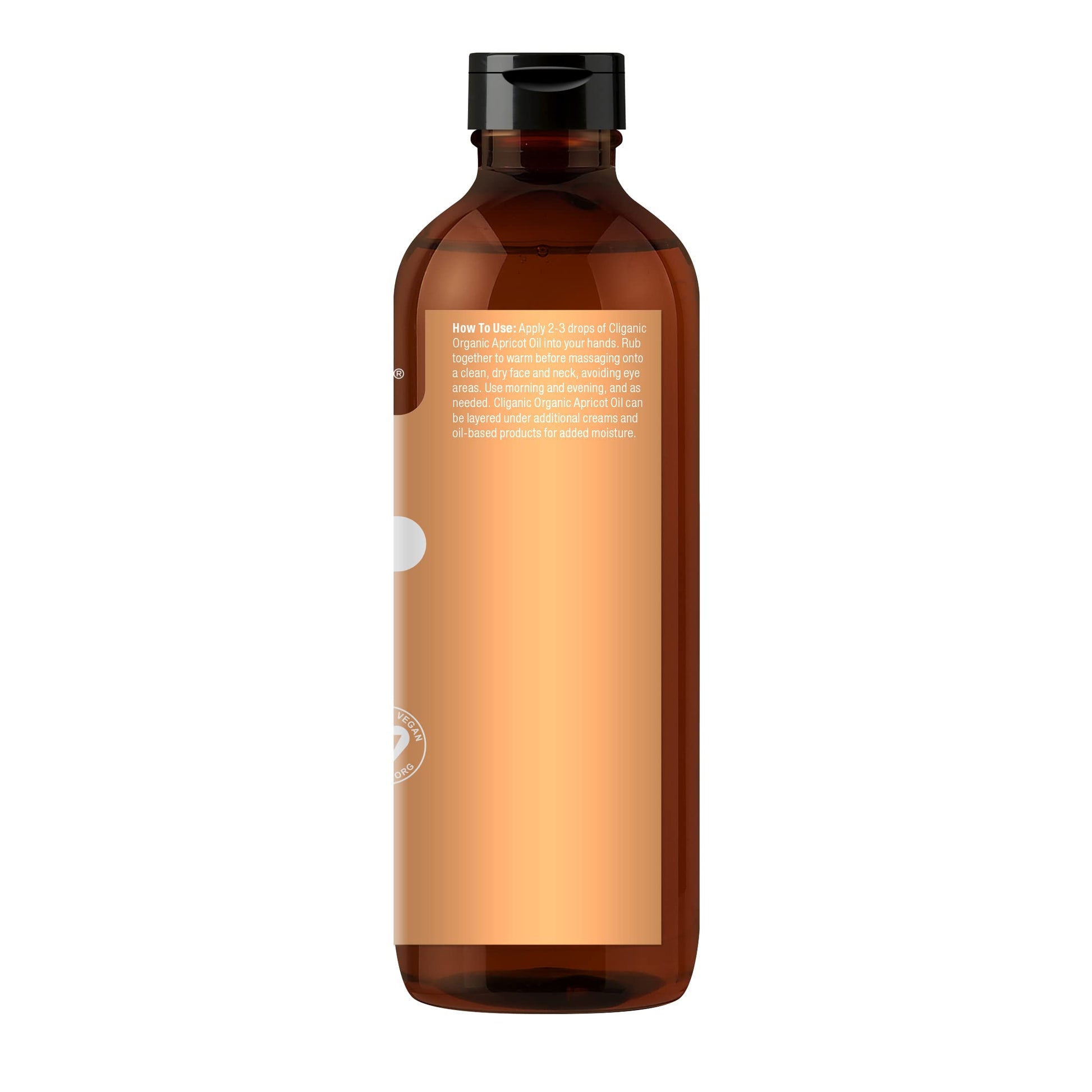 Cliganic Organic Apricot Oil, 100% Pure (8oz) - For Skin, Hair & Face | Natural Cold Pressed Unrefined CliganicAu supplements