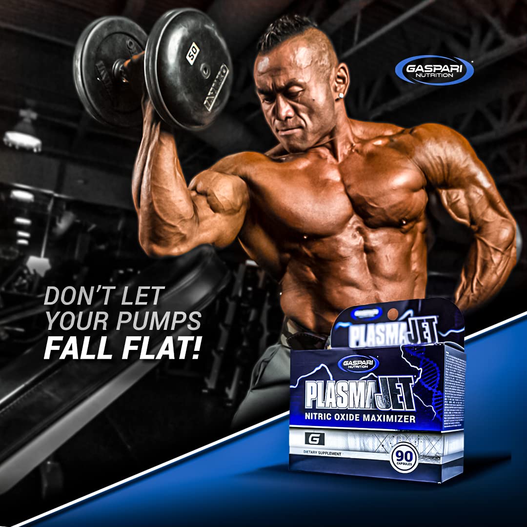 Gaspari Nutrition PlasmaJet, Legendary N.O. Nitric Oxide Maximizer, Increased Lean Mass Gaspari NutritionAu supplements