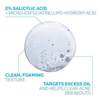 La Roche-Posay Effaclar Medicated Gel Facial Cleanser, Foaming Acne Face La Roche-PosayUS supplements