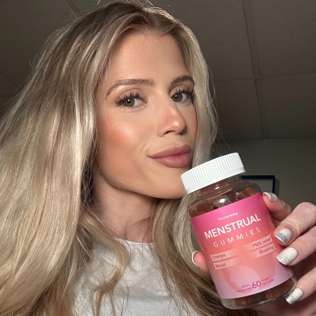 HEMPWAY Menstrual Gummies for Women May Help Support Bloating, Period Relief | Plant-Based | Cramp Bark, Magnesium, Chaste Berry | Vegan | Orange 60ct HEMPWAYAu supplements