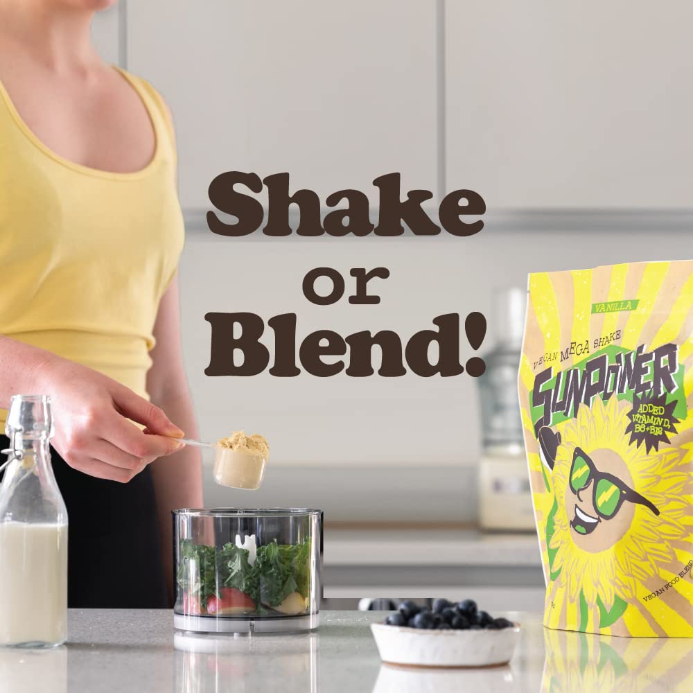 SunPower Vegan Protein Powder - 21g Plant Protein per Serving - Pea, Sunflower SunPowerAu supplements