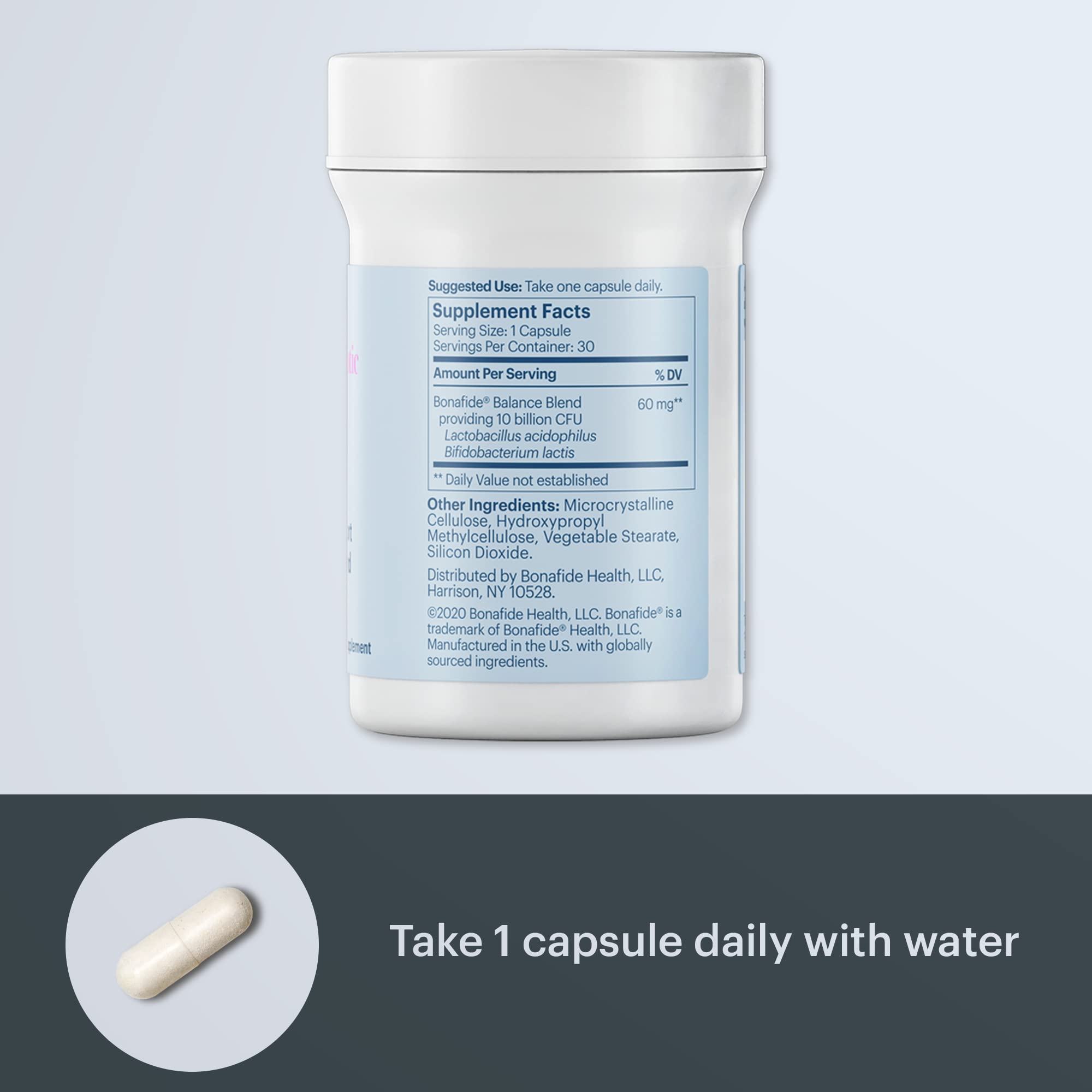 Bonafide Essentials Gut Probiotic for Digestive Health and Immunity – Women’s Daily Supplement – 30 Capsules (1-Month Supply) BonafideAu supplements