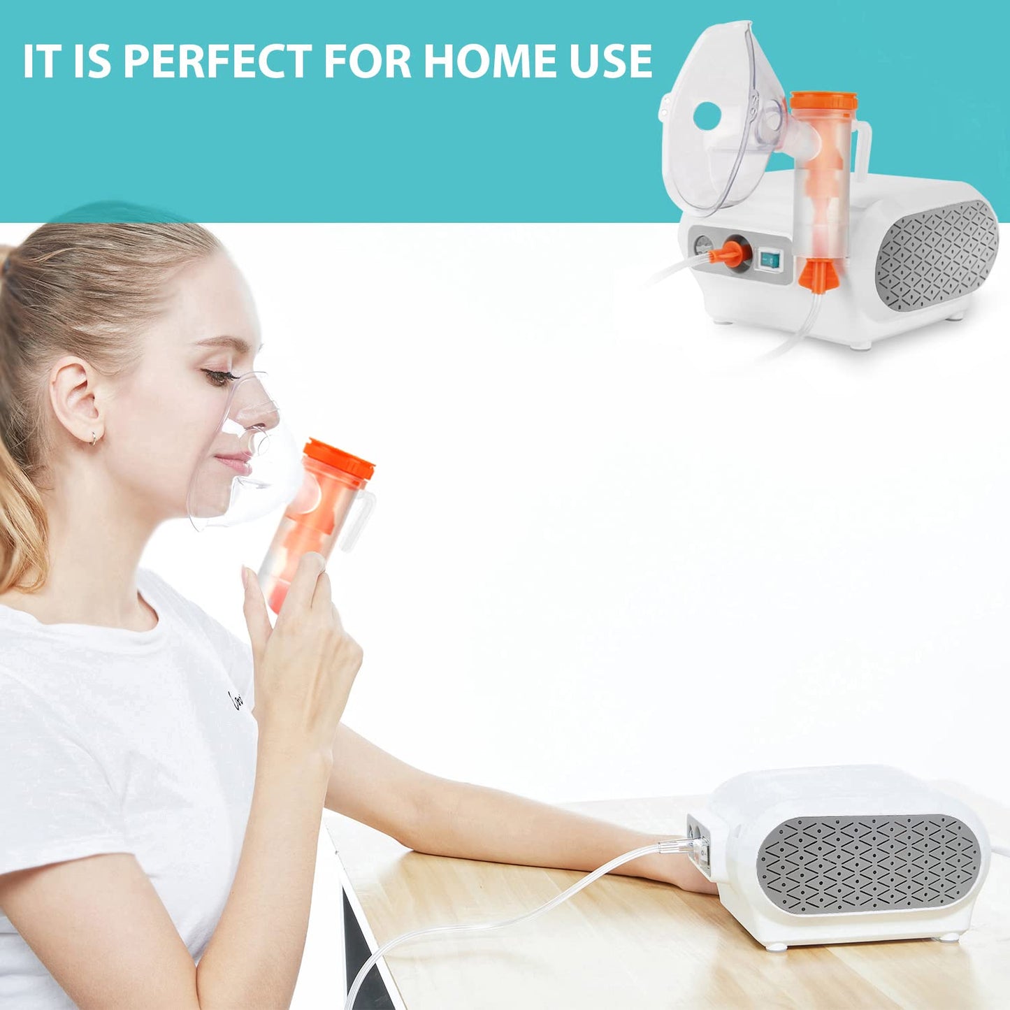 MAYLUCK Portable Compressor Nebulizer, Nebulizer Machine with 1 Set MayluckUS supplements