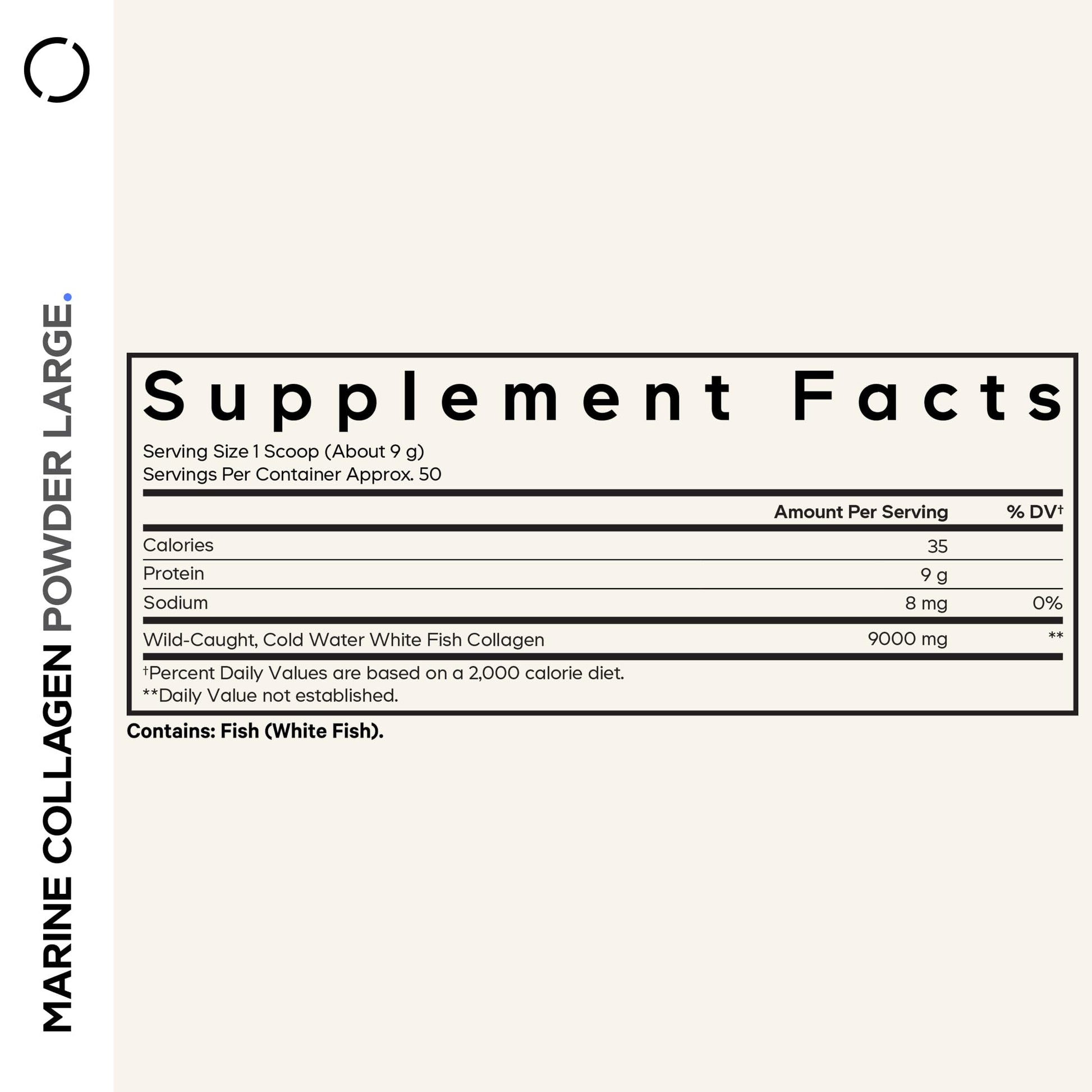 Codeage Marine Collagen Powder - Wild-Caught Hydrolyzed Fish Collagen Peptides - Type 1 & 3 Collagen Protein Supplement - Amino Acids for Skin, Hair, Nails - Paleo Friendly, Non-GMO, 15.87 Ounces CodeageAu supplements