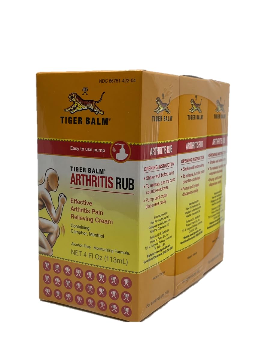 Tiger Balm Arthritis Rub 3-Pack Tiger BalmAu supplements