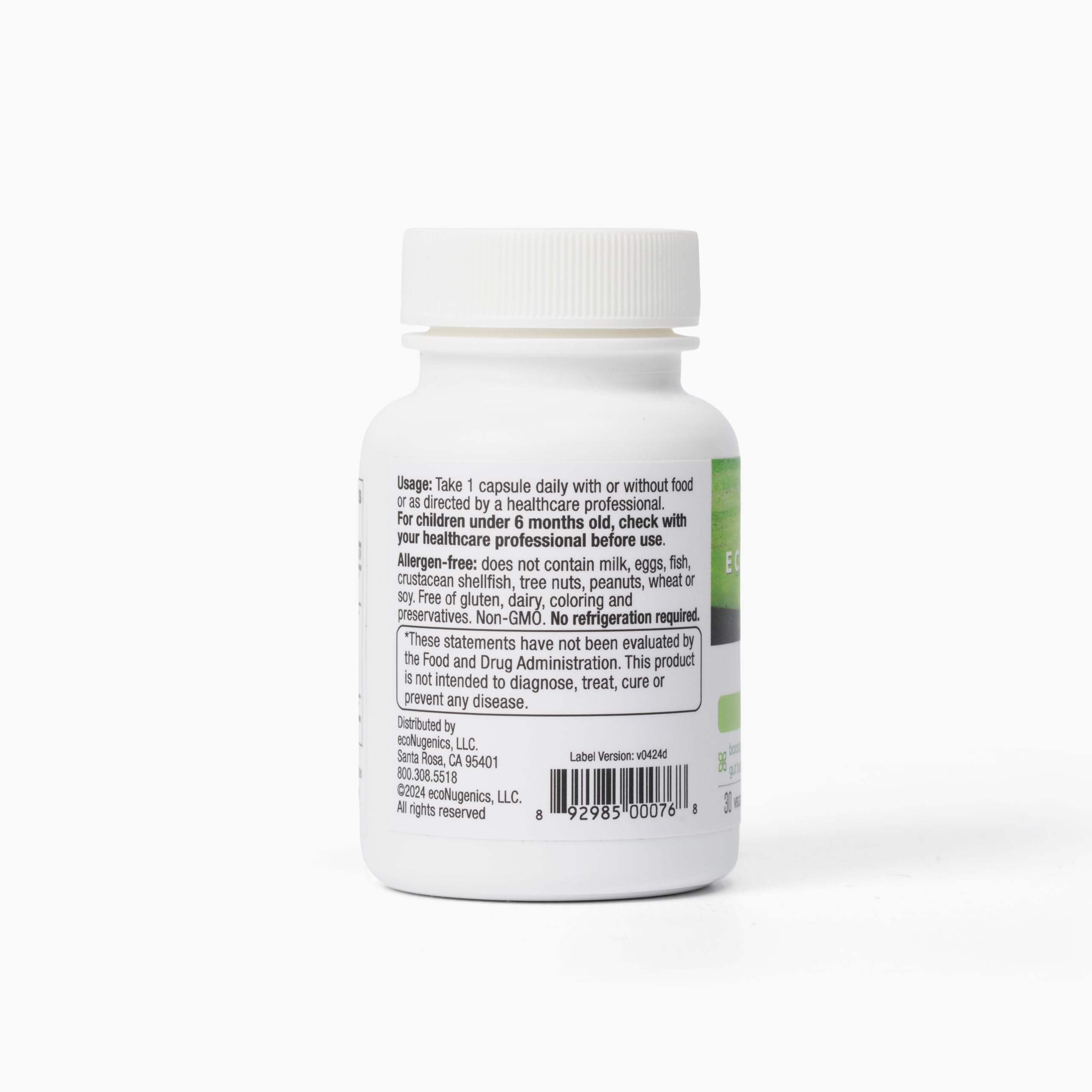 EcoNugenics PowerBiotic: Prebiotic, Probiotic & Postbiotic for Men & Women – 30 Capsules (1 Daily) – Supports Digestive Health, Gut Cleanse, Constipation Relief, Immune Function EcoNugenicsAu supplements