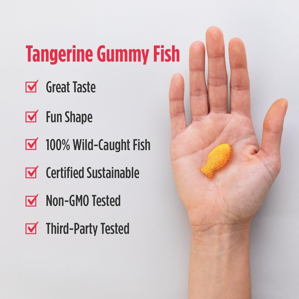 Nordic Naturals Nordic Omega-3 Gummy Fish, Tangerine - 30 Gummy Fish - 124 mg Total Omega-3s with EPA & DHA - Non-GMO - 30 Servings Nordic NaturalsAu supplements