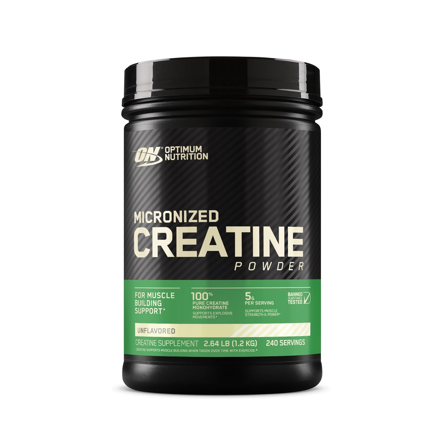 Optimum Nutrition Micronized Creatine Monohydrate Powder, Unflavored, Keto Friendly Optimum NutritionUS supplements