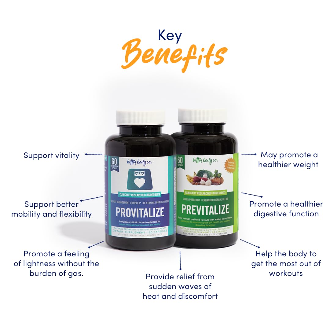 Better Body Co. Original Slim Gut Bundle | Provitalize & Previtalize Bundle - Natural Menopause Better Body Co.Au supplements