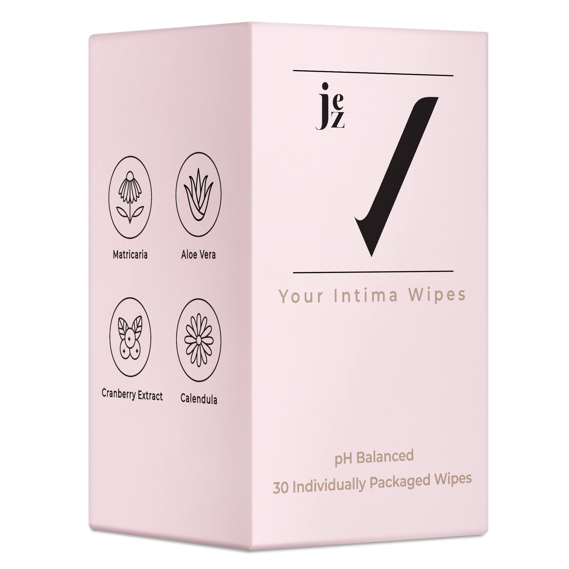 Jez Your Intima Wipes 30-Pack - Women's Feminine Care, Hygiene Products On the Go JEZAu supplements