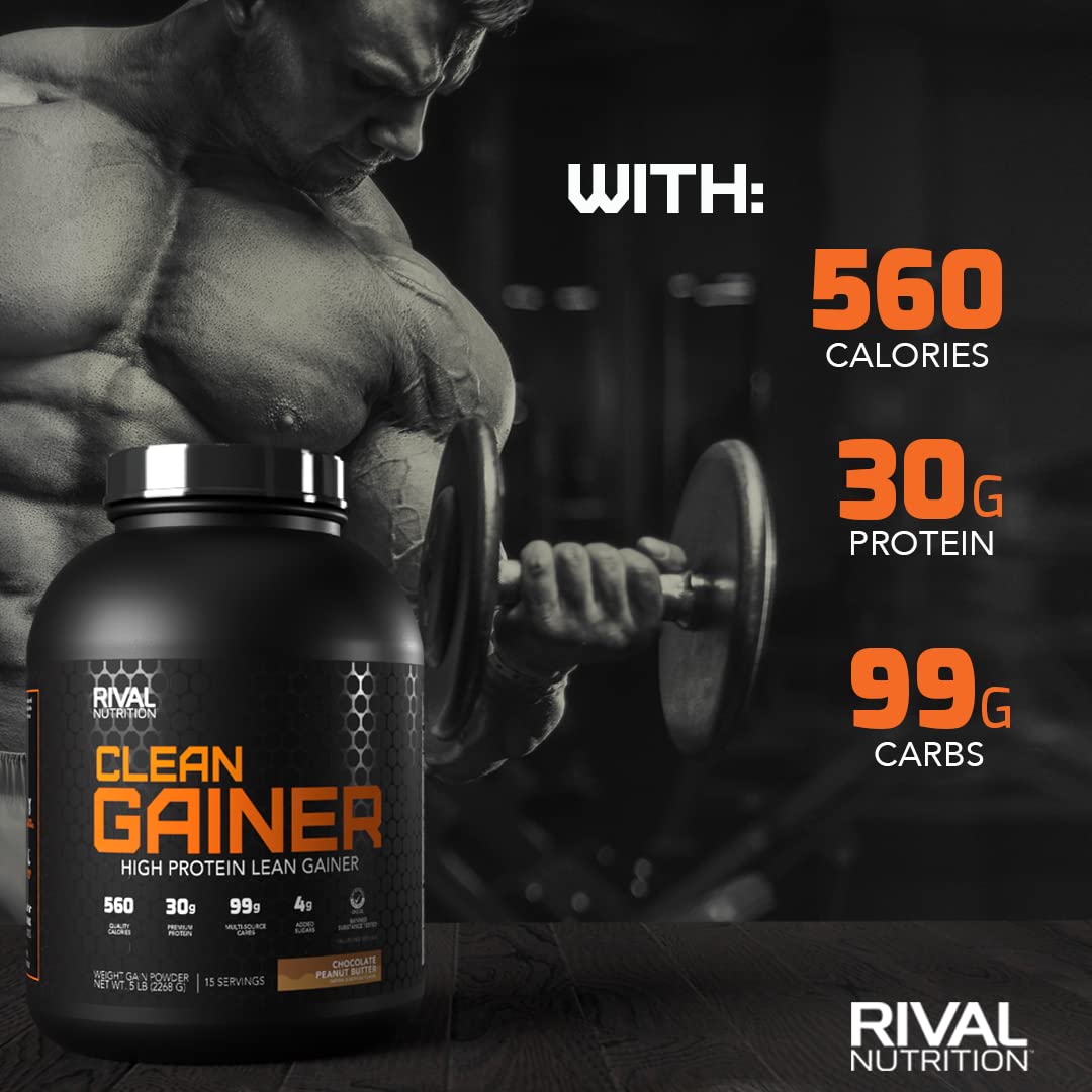 Rivalus Clean Gainer - Cookies & Cream, 5lbs RivalusUS supplements