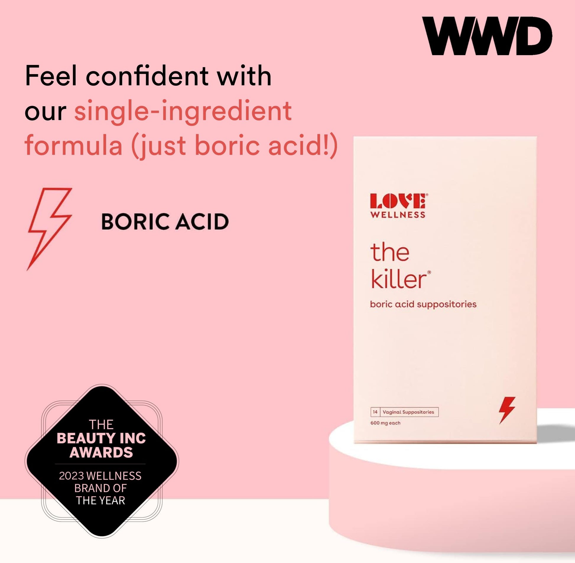 Love Wellness Good Girl Probiotics & The Killer | Vaginal pH Balance Supplement & Boric Acid Suppositories Love WellnessAu supplements