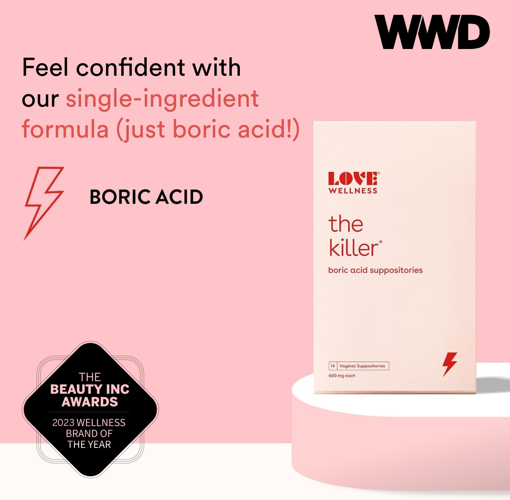 Love Wellness Good Girl Probiotics & The Killer | Vaginal pH Balance Supplement & Boric Acid Suppositories Love WellnessAu supplements
