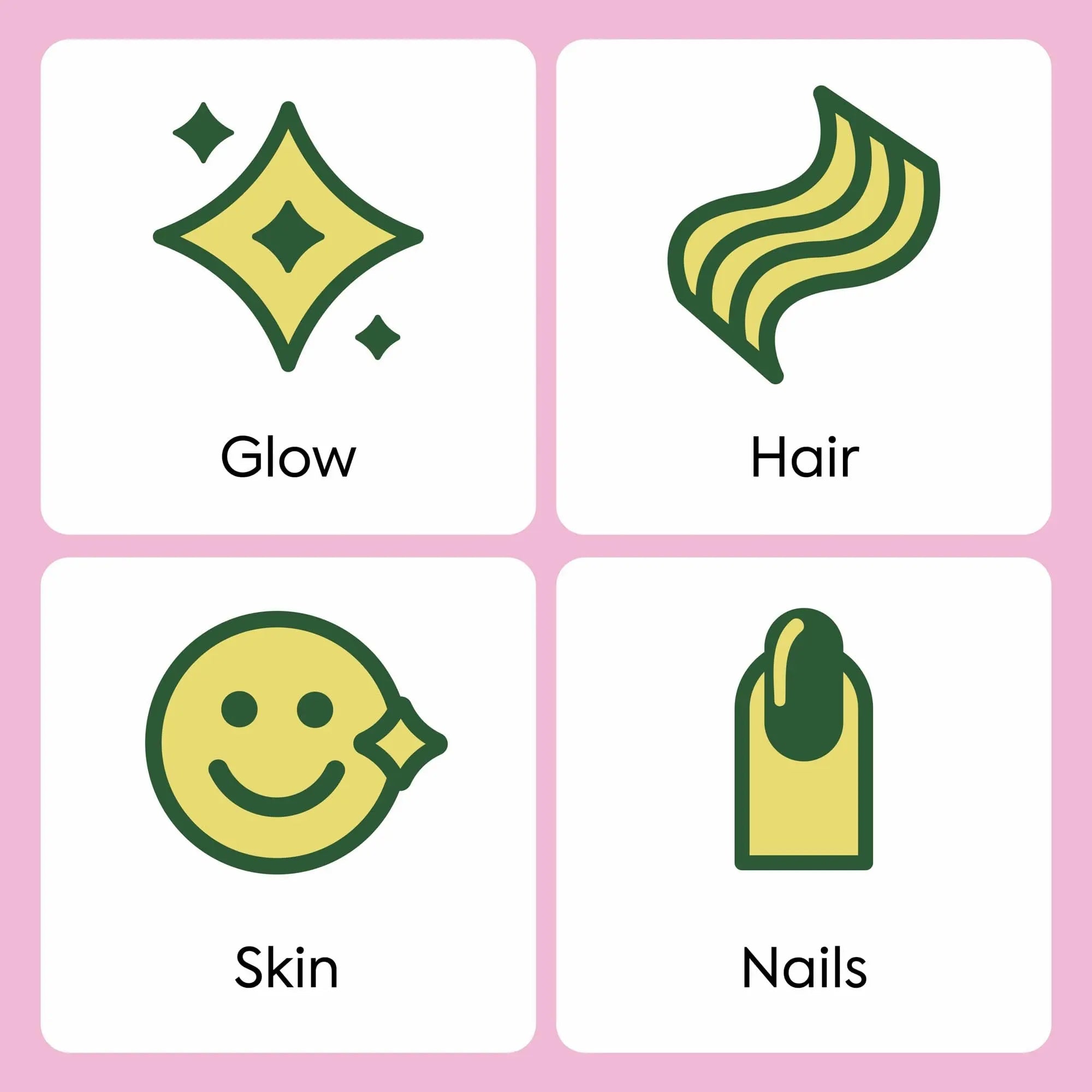 Plant People WonderBeauty Hair, Skin & Nails Rejuvenation Gummies with Tremella Mushroom, Marine Collagen Peptides Plant PeopleAu supplements