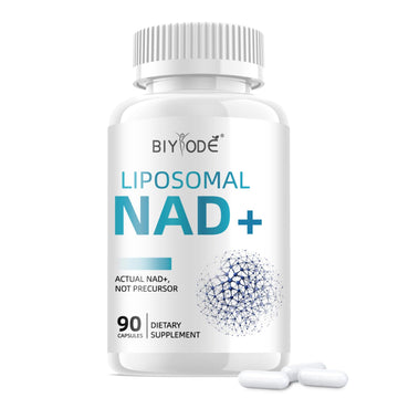 NAD Supplement with Liposomal Resveratrol – 900mg NAD Booster with Quercetin Phytosome for Energy, Focus & Healthy Aging – Cellular Support for Adults 30+ – 80 Capsules, 40-Day Supply BIYODEAu supplements