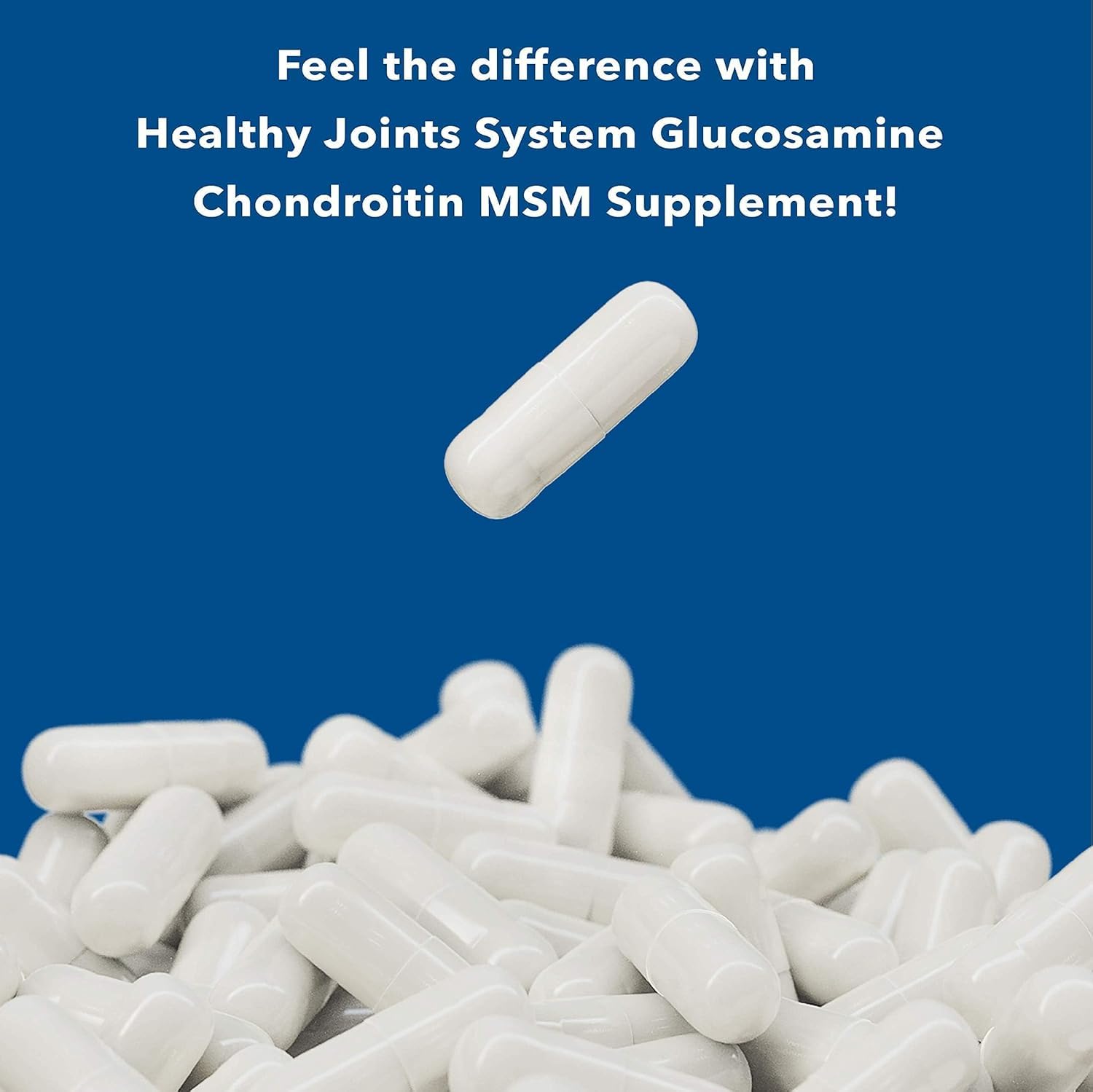 Healthy Joints System Glucosamine Chondroitin MSM Supplement for Joint & Bone Health - 120 Capsules | Joint Support & Discomfort Relief for Back, Knees, Hands Healthy Joints SystemAu supplements