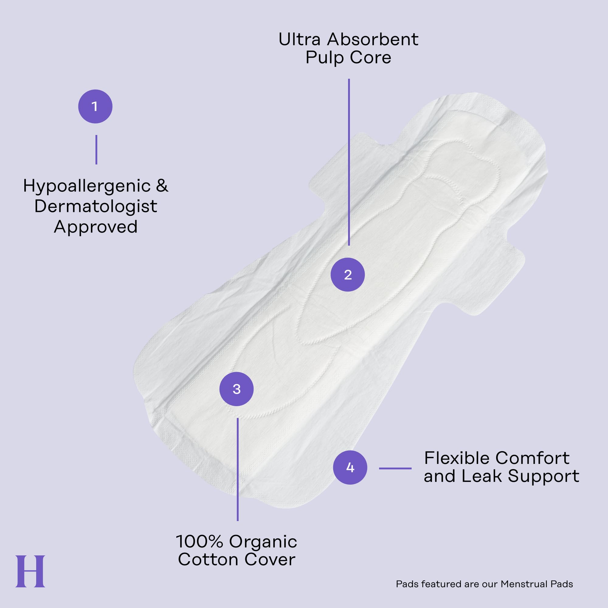 The Honey Pot Company - Non-Herbal Overnight Pads with Wings - Organic Pads for Women The Honey Pot CompanyAu supplements