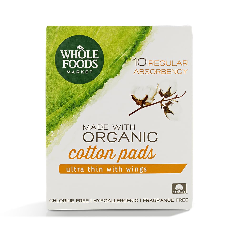 Azalea, Organic Cotton Pads, Regular, 10 ct 365 by Whole Foods MarketAu supplements