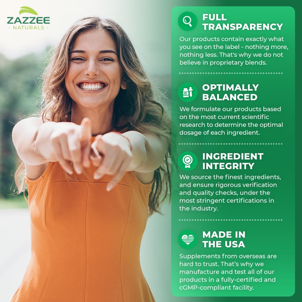 Zazzee Citrus Bergamot 25:1 Extract, 1200 mg Per Serving, 40% Polyphenolic Flavanones, 150 Vegan Capsules, 5 Month Supply, Citrus Bergamia, Antioxidant Support, Certified Kosher, Non-GMO, Made in USA ZazzeeAu supplements