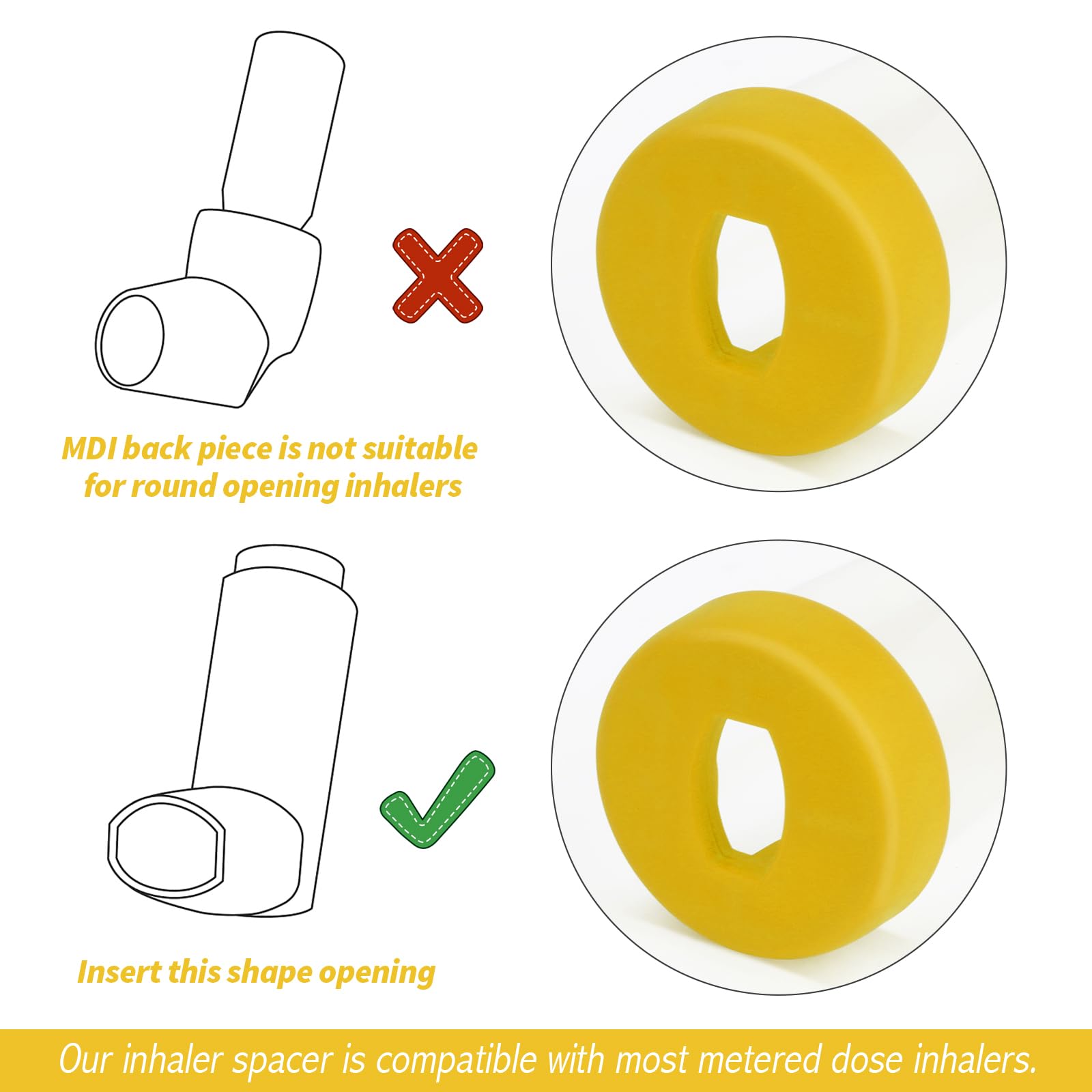 Fivepropy Handheld Spacer for Infant, Toddle, Baby, Kids and Adults with 2 Comfortable FivepropyUS supplements