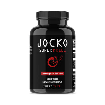 Jocko Fuel Antarctic Krill Oil Omega 3 Fatty Acid Supplements DHA & EPA - 1000mg Softgels - Supports Joints, Mobility & Mental Function (60 Softgels) Jocko FuelAu supplements