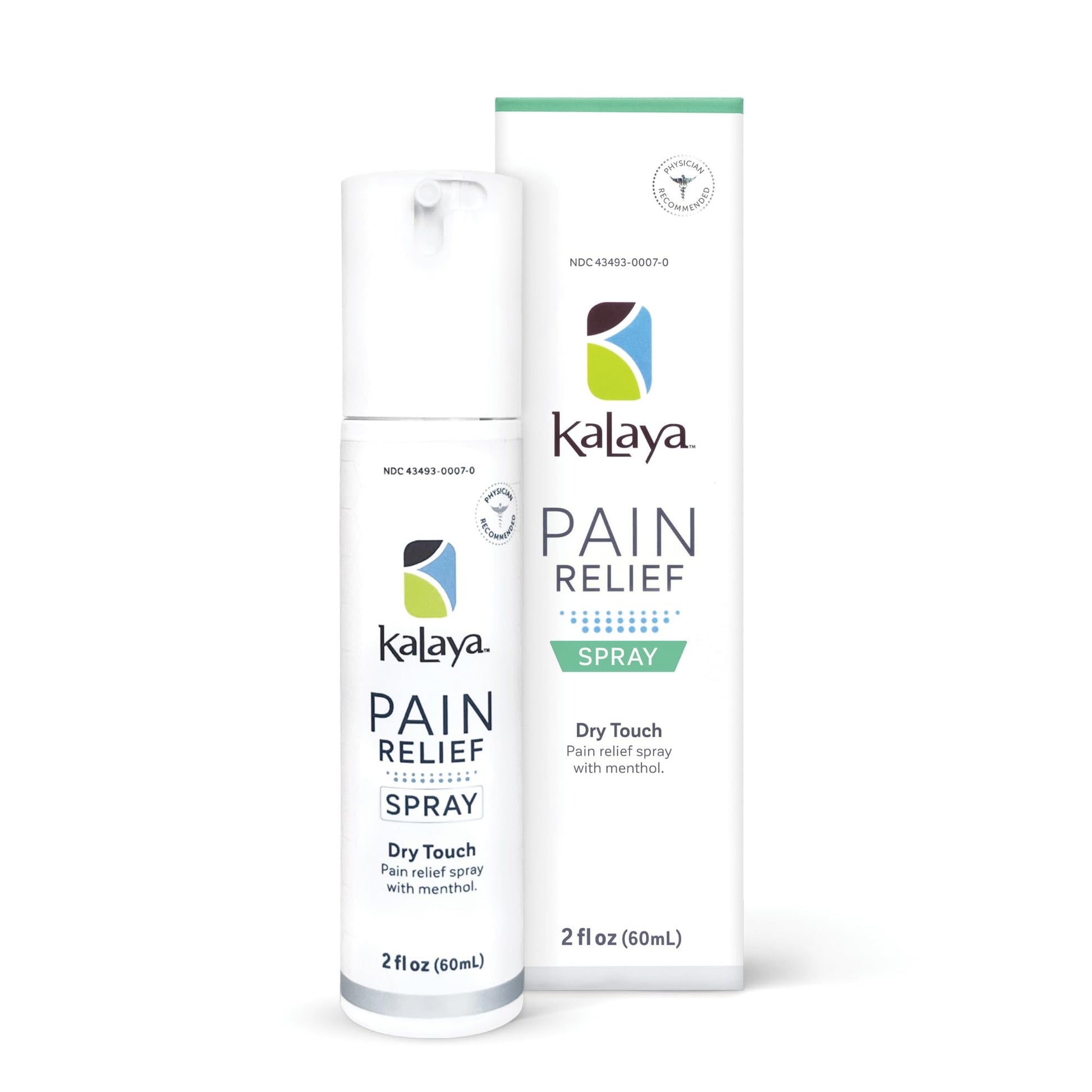Kalaya Pain Relief Spray - Fast-Acting, Quick-Drying Muscle Rub for Joint Pain Relief and Muscle Pain - with Eucalyptus, Menthol, Methyl Salicylate, Camphor - Ideal for Easing Back Pain - 2 oz Kalaya NaturalsAu supplements