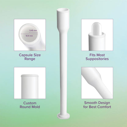 Intimate Rose 15 Count Vaginal Suppository Applicator - Fits Most Boric Acid Suppositories & Vaginal Suppository - Individually Wrapped Suppository Applicators from Intimate RoseUS supplements