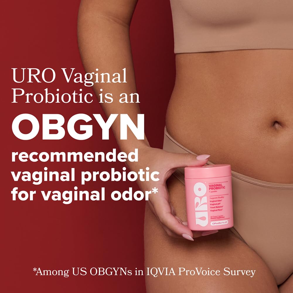 O Positiv URO Vaginal Probiotics for Women pH Balance with Prebiotics & Lactobacillus – Vaginal Health Supplement – Promote Healthy Vaginal Odor & Flora, 60 Count (Pack of 1), 1 Month Supply O PositivAu supplements
