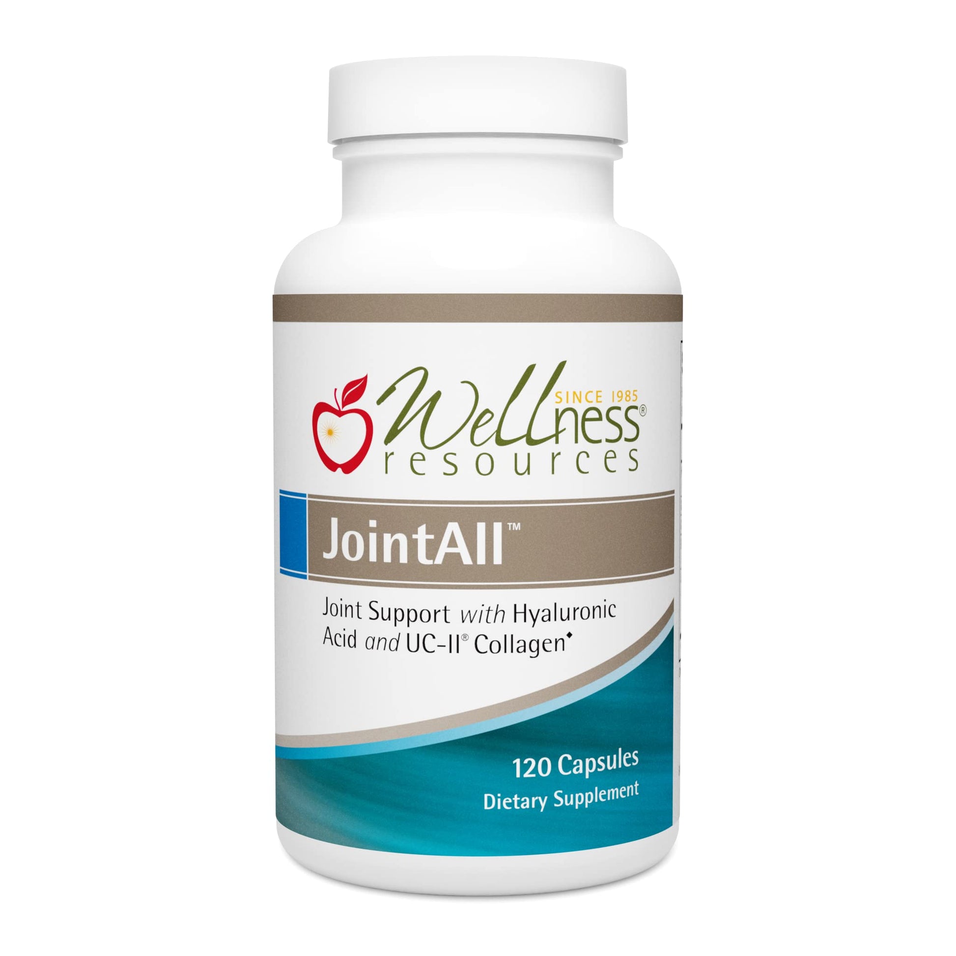 Wellness Resources JointAll - Joint Support Supplement with Natural Hyaluronic Acid, UC-II Collagen, Glucosamine, Chondroitin for Joint Strength and Comfort (120 Capsules) … Wellness ResourcesAu supplements