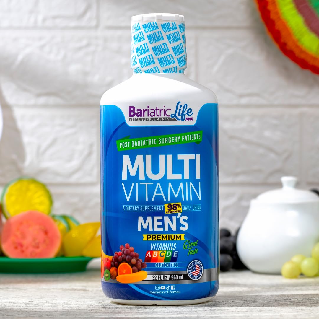 Bariatric Multivitamin Design for Post Bariatric Surgery Mens Patients, Sugar Free, 100+ Vitamins, Minerals & Amino Acids, Supports Muscle, Heart Bariatric Life MaxUS supplements