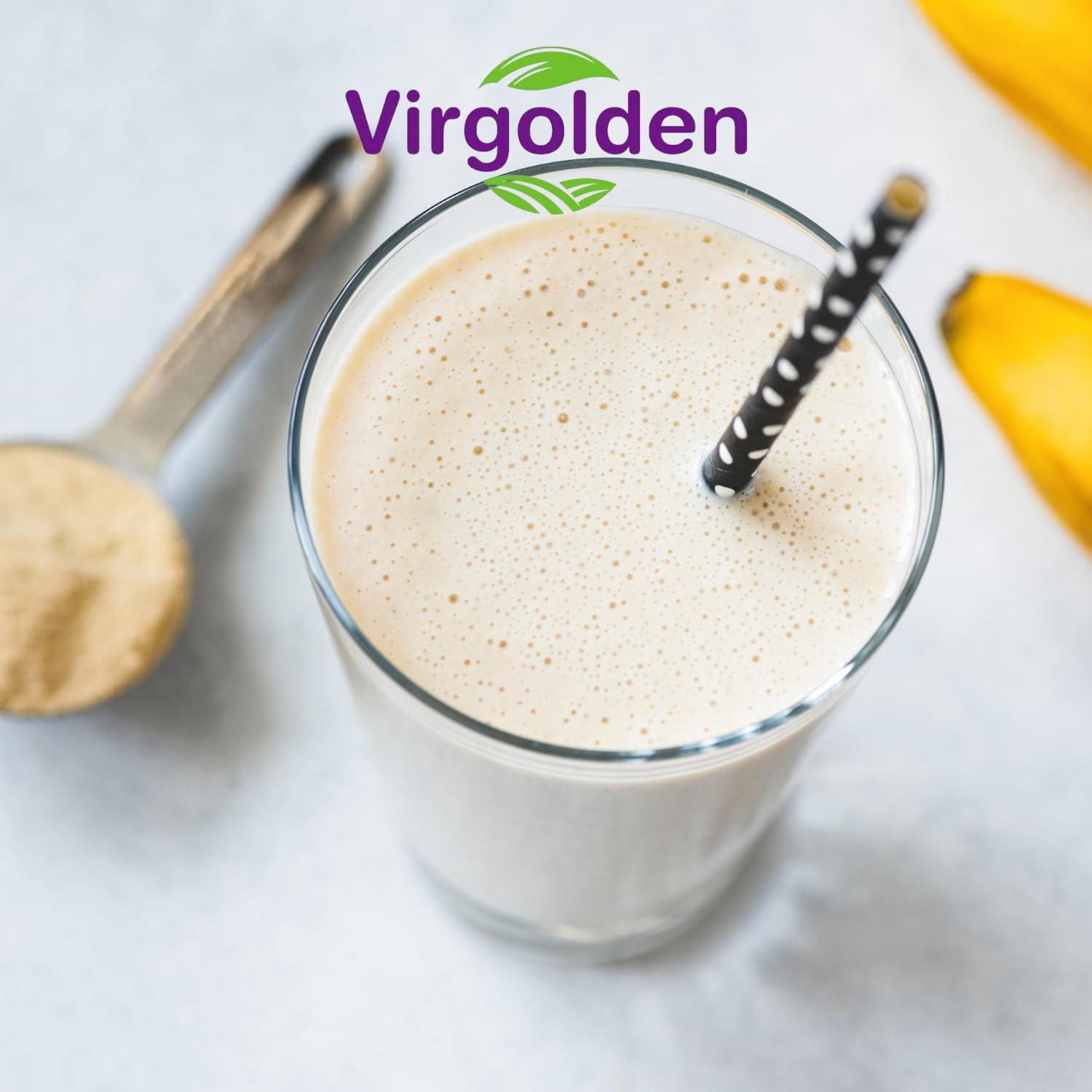 Pea Protein Powder 1kg 80% Pure Plant Protein by Virgolden - Great for Smoothies, Shakes VIRGOLDENAu supplements