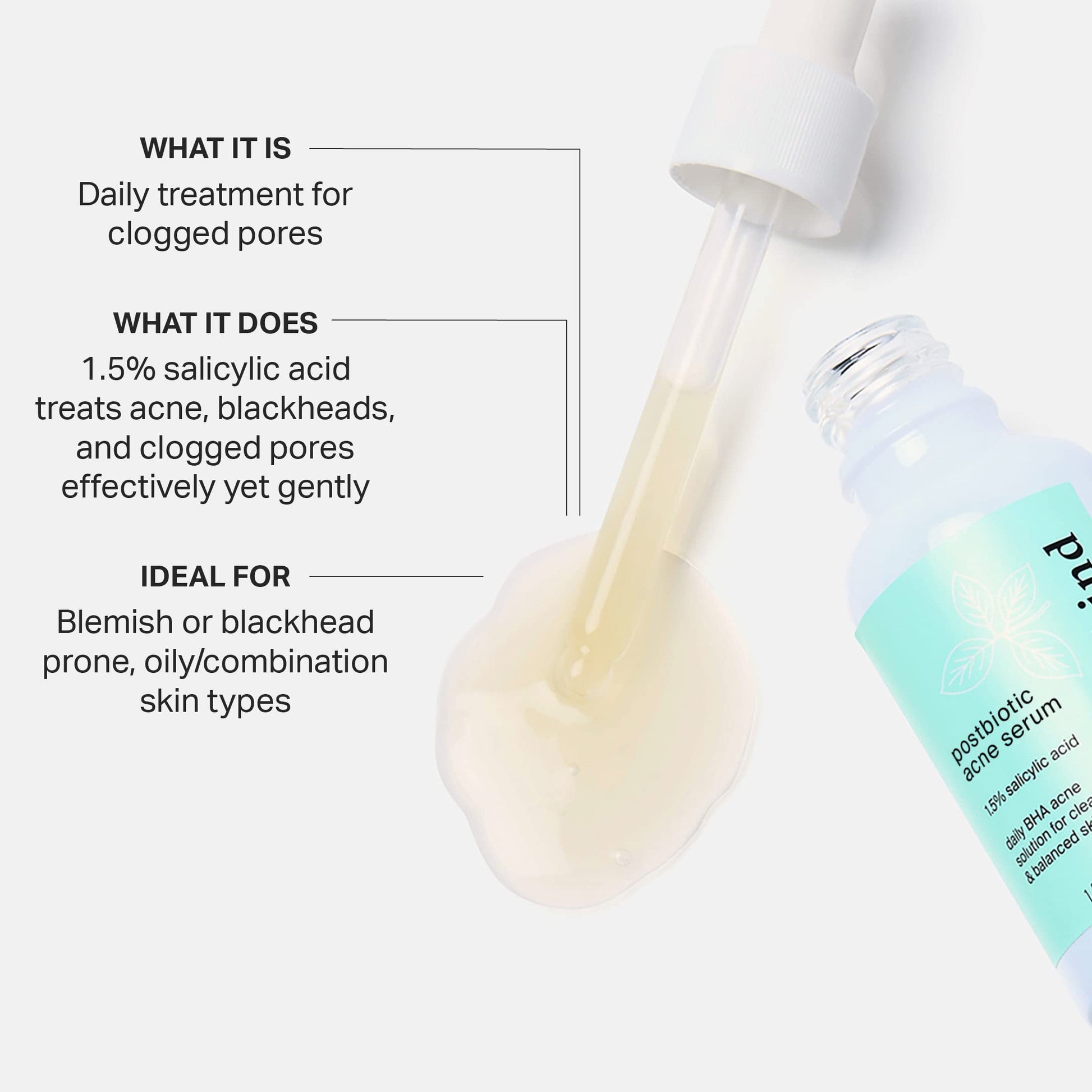 Cocokind Postbiotic Acne Serum, Salicylic Acid Serum and BHA Liquid Exfoliant - Exfoliating, Brightening and Hydrating Serum CocokindAu supplements