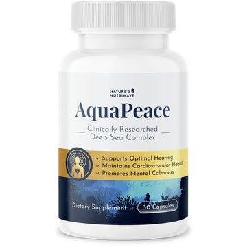 Nature’s NutriWave AquaPeace – Aqua Peace Caps Daily Marine-Based Supplement with Seaweed & Algae Extracts – Clean, Stimulant-Free Formula – Non-GMO, Made in USA - 30 Capsules, 1 Month Supply Nature’s NutriWaveAu supplements