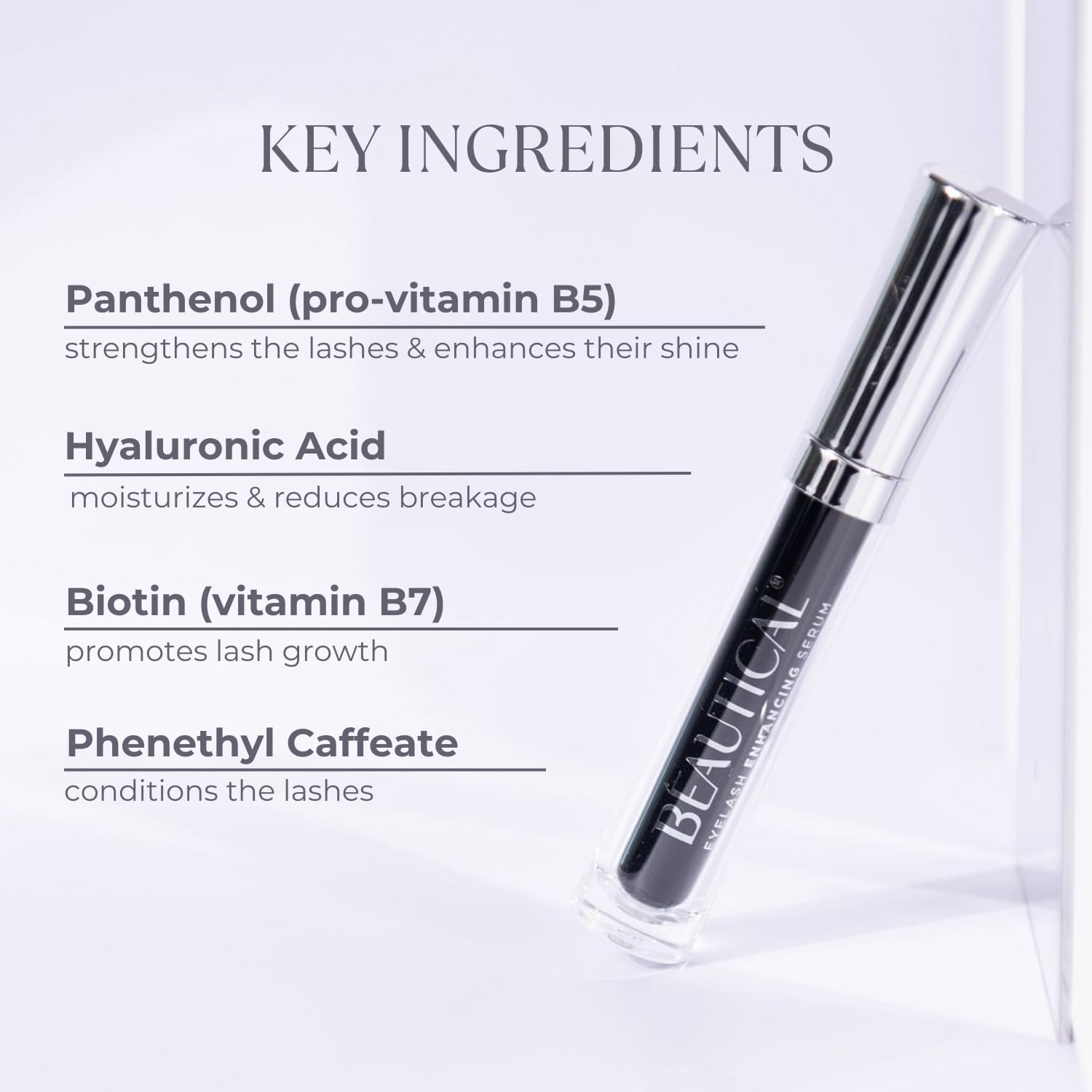 BEAUTICAL Eyelash Serum – Lash Enhancing & Conditioning Formula with Botanical Ingredients for the Appearance of Fuller, Shinier & Healthier-Looking Lashes – Nourishing Lash Care, 3ml BEAUTICALAu supplements