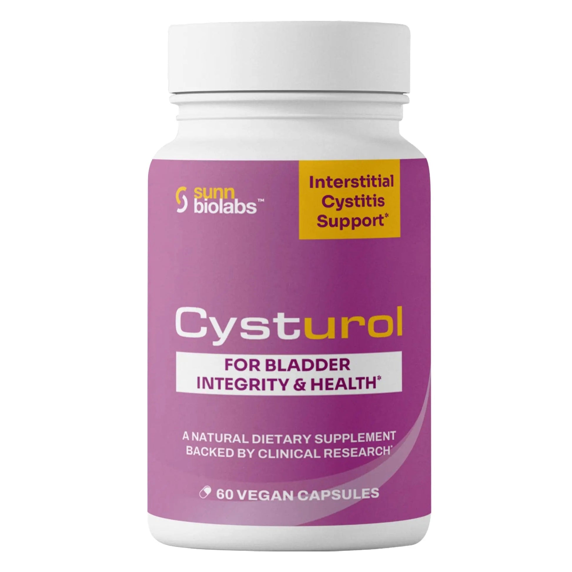 CYSTUROL® Bladder Support Supplement | Interstitial Cystitis (IC) | Bladder Pain | Urinary Tract Health | Clinically Studied Formula for Bladder Inflammation, UTI, Mast Cell Support & Urinary Urgency SUNN BIOLABSAu supplements
