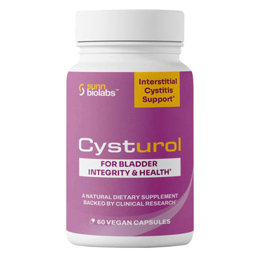 CYSTUROL® Bladder Support Supplement | Interstitial Cystitis (IC) | Bladder Pain | Urinary Tract Health | Clinically Studied Formula for Bladder Inflammation, UTI, Mast Cell Support & Urinary Urgency SUNN BIOLABSAu supplements