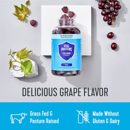 Vital Proteins Collagen Gummies, 2.5g of Clinically-Tested Collagen for Hair, Skin, Nails Vital ProteinsUS supplements