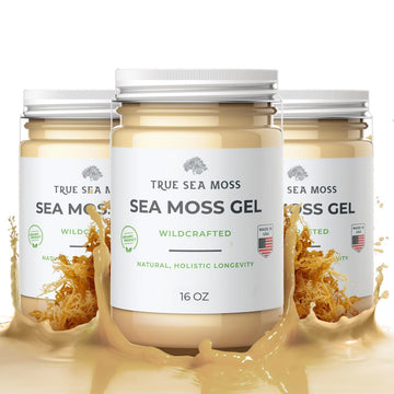 TrueSeaMoss Wildcrafted Irish Sea Moss Gel – Nutritious Raw Seamoss Rich in Minerals TrueSeaMossUS supplements